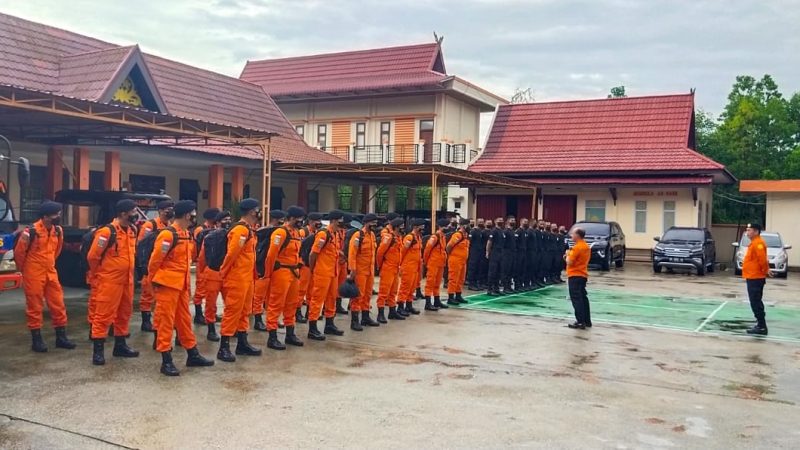 Antisipasi Arus Mudik Siaga SAR Khusus Lebaran 1443 H/ 2022 Basarnas Pekanbaru Siagakan Personil Dibeberapa Titik