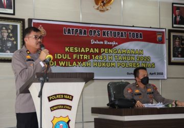 Polres Nias Laksanakan Lat Pra Ops Ketupat Toba Tahun 2022