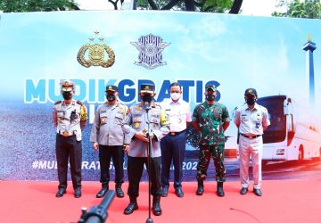 Lepas Mudik Gratis Polri, Kapolri: Bantu Masyarakat dan Kurangi Beban Jalan