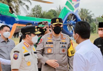 Bersama Forkopimda, Kapolda Riau Tinjau Pos Pelayanan Terpadu di Rohil : Saya Pastikan Kesiapan Personel