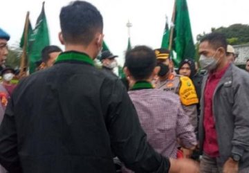 Polisi Tangkap 3 Kader HMI Demo di Depan DPR Masih Diperiksa