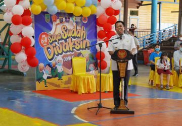 Wabup Rohi lH.Sulaiman, SS, MH Launching Vaksinasi Untuk Anak Usia 6 Hingga 11 Tahun