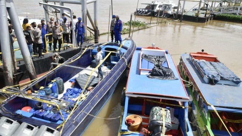 3 Anggota Ditpolairud Polda Sumsel Dibawa kabur Kapal Hantu