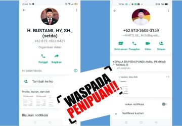 Waspadai Aksi Penipuan Catut Nama Sekda dan Kepala Bappeda Bengkalis