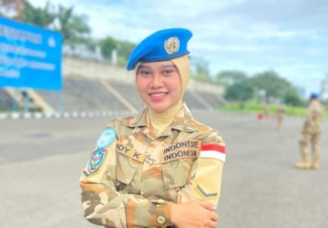 Perempuan Pertama Dari Bengkalis  Jadi Pasukan Garuda  di Kongo