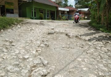 Jalan Provinsi Km 16,2 Desa Lölöwua Rusak Parah, Masyarakat Nias Berharap Perhatian Dari Pemerintah