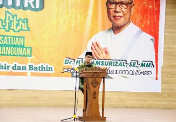 Bupati Bengkalis Kasmarni Diwakili Wakil Bupati Bengkalis H. Bagus Santoso Menghadiri Acara Halal Bihalal Bersama Wakil Ketua Komisi II DPR-RI