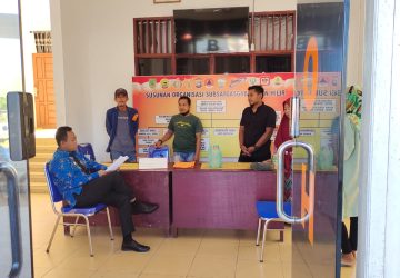Kunjungi BPBD, Wabup Rohil Kecewa Belum Ada ASN Yang Masuk Kantor