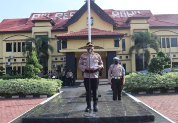 Kapolres Rohil Pimpin Apel Penyambutan 11 Lulusan Bintara  T.A 2021