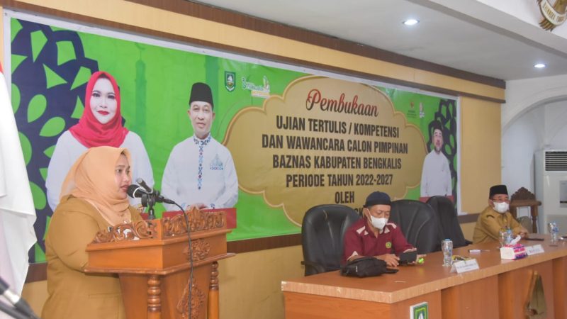 Bupati Bengkalis Kasmarni Membuka Secara Resmi Ujian Kompetensi Capim