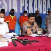 Gelar Konferensi Press, Polresta Pekanbaru Ungkap 4 Pelaku Curat