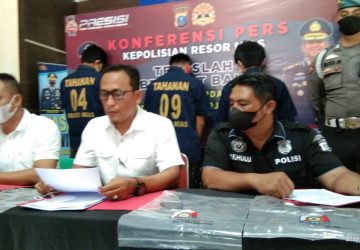 Polres Nias Gelar Konferensi Pers Ungkap Kasus Pelaku Pembunuhan Lestarius Gulö
