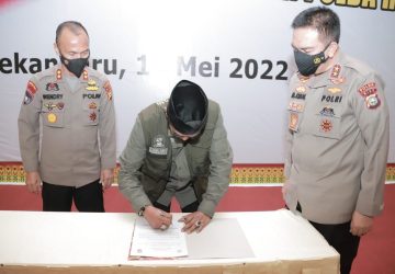 Jalin Kerjasama Dengan Santri Tani, Dit Binmas Polda Riau Komitmen Wujudkan Ketahanan Pangan