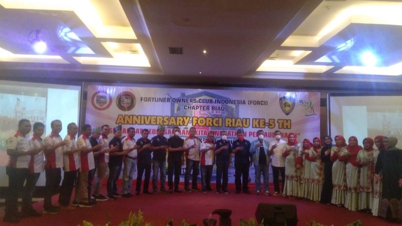 Meriahnya Anniversary Forci Chapter Riau Ke-5, Gubernur Riau Ajak Komunitas Forci Berperan Serta Sektor Wisata