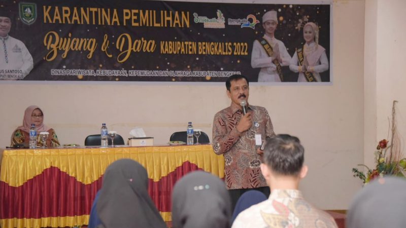 Sebanyak 28 Finalis Bujang dan Dara Kabupaten Bengkalis Menjalani Karantina Selama 3 Hari