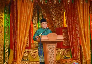 Hadir di Acara Pengukuhan LAMR Kecamatan Sungai Apit, Wabup Husni Sebut Junjung Tinggi Nilai Istiadat