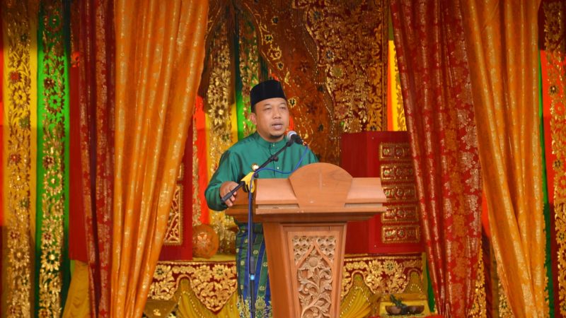 Hadir di Acara Pengukuhan LAMR Kecamatan Sungai Apit, Wabup Husni Sebut Junjung Tinggi Nilai Istiadat