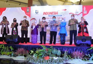 Dibuka Sekjen Kemendagri, Bupati Bengkalis Ikuti Expo Forum Indonesia Maju