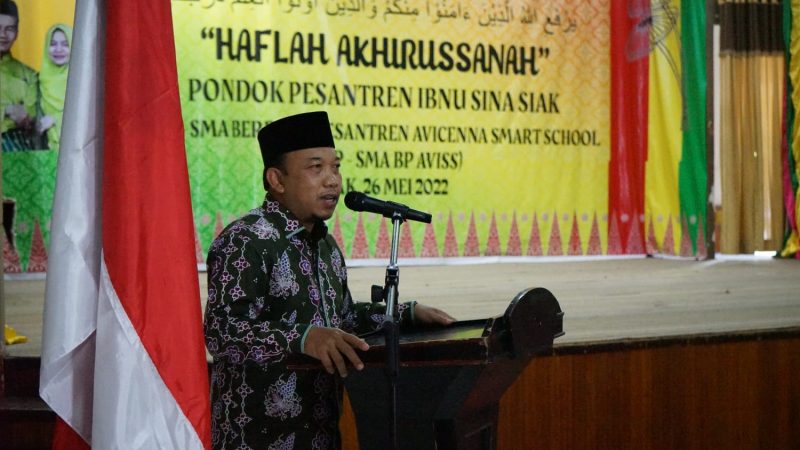 Ponpes Ibnu Sina Bantu Pemerintah Cerdaskan Generasi Siak