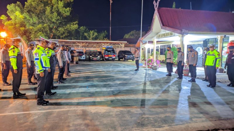 Polres Kuansing Melaksanakan Kegiatan Kepolisian Yang Ditingkatkan (KRYD) Dalam Rangka Mengantisipasi Terjadinya Gangguan Kamtibmas