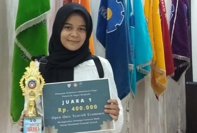Mahasiswa STIE Syari’ah Bengkalis Raih Juara 1 Lomba Open Quiz Syariah Economic