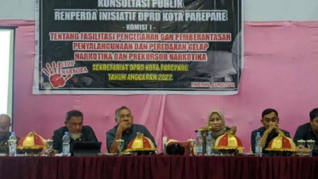 DPRD Parepare Gelar Konsultasi Publik Terkait Ranperda Pencegahan Narkotika