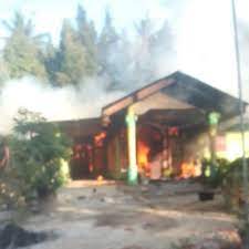 Satu Unit Rumah di Rohul Musnah Terbakar Saat Ditinggal Pergi Pemiliknya