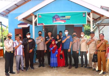 BRI Cabang Rengat Dukung Program Bedah Rumah oleh Polres Inhu