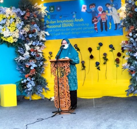 Pencanangan BIAN 2022 Resmi Dimulai, Ketua TP PKK Bengkalis Ingatkan Orang Tua Pentingnya Imunisasi