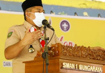 Bupati Alfedri: Kegiatan Pramuka Menjauhkan Anak Dari Dampak Negatif Perkembangan Zaman