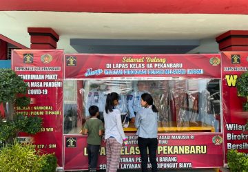 Penuhi Hak Warga Binaan Lapas Pekanbaru Buka Layanan Titipan Paket