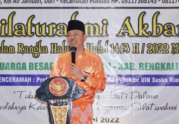 Pesan Bupati Rohil Saat Halal Bihalal dengan Keluarga Besar Ikrohil Duri – Bengkalis