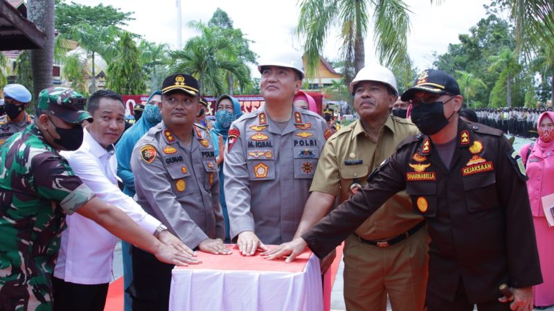 Kunjungan Kerja Kapolda Riau Kekabupaten Siak Disambut Oleh Bupati Siak Alfedri Sebagai Semangat Baru Untuk Siak