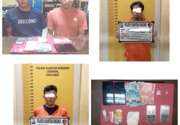 Tim Opsnal Sat Narkoba Polres Kuansing Tangkap 2 Resedivis Pelaku Pengedar Narkoba
