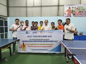 Kepala Bnnp Riau Lepas Atlet Tenis Meja Pekanbaru Ajang Internasional Championship Table Tenis 2022 Total Hadiah $37.000