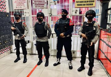 Wujud Sinergitas SAT Brimobda Riau Patroli Sambang Ke Kapas Pekanbaru