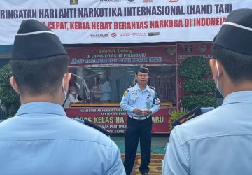 Kamtib Pimpin Apel Pagi, Himbau Tetap Displin Berpakaian dan Gunakan Atribut