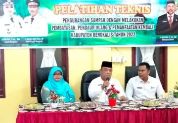 Puluhan Peserta di Bengkalis Ikuti Teknis Pengurangan Sampah Pola 3R