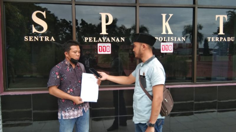 Merasa di Ancam di Facebook, Ediaman K. Mendröfa Laporkan Akun FB MJ ke Mapolres Nias