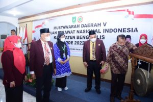 Bupati Bengkalis Kasmarni Diwakili Asisten II H. Heri Indra Putra Mengucapkan Selamat dan Sukses Atas Pelaksanaan Musyawarah Daerah ke-V