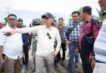 Bawa Kadis PUPR dan Perikanan, Afrizal Sintong Turun Langsung Serap Aspirasi Masyarakat Pulau Halang
