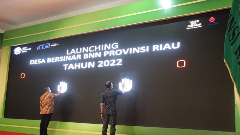 Bnn Provinsi Riau Memperingati Hari Anti Narkoba Internasional 2022 di Gedung Serindit Rumah Dinas Gubernur Riau