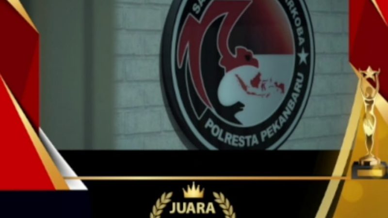 HANI 2022, Satresnarkoba Polresta Pekanbaru Juara 3 Lomba Film Pendek Piala Kapolda