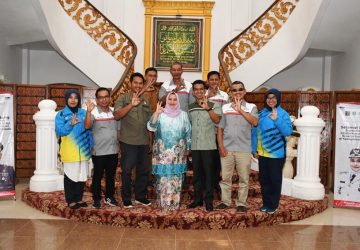 PBVSI Bengkalis Audiensi dengan Bupati Kasmarni, Bahas Turnamen Bupati Cup