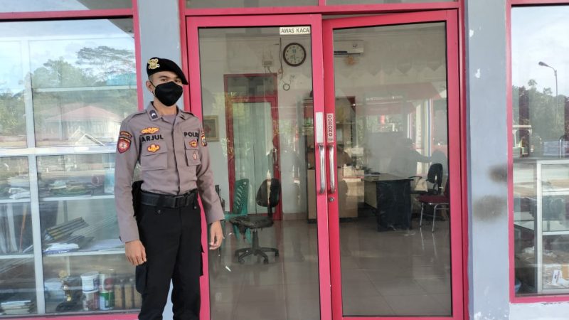 Beri Kenyamanan, Polsek Lahewa Laksanakan Patroli dan Sambangi Objek Vital di Kelurahan Pasar Lahewa