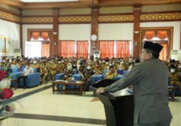 Buka Rakornis Bupati Alfedri Bahas Strategi Peningkatan Pendapatan Asli Daerah