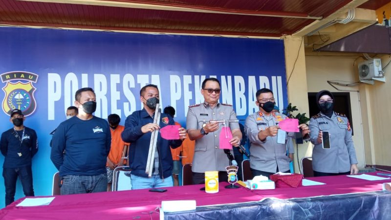 4 Pelaku Pengeroyokan di Air Dingin Pekanbaru Ditangkap Polisi