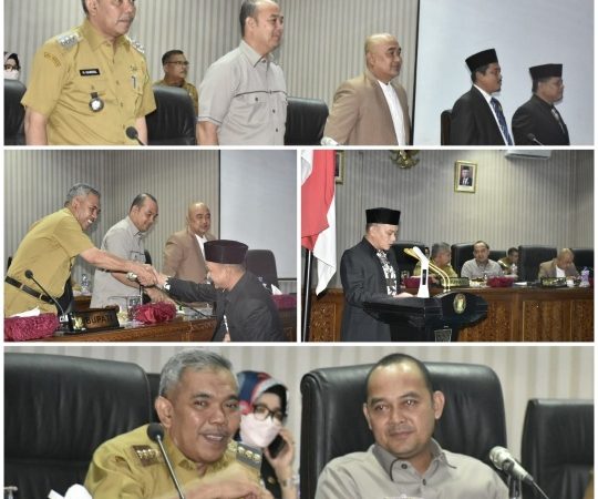 Terkait Beberapa Pandangan dan Catatan Fraksi, Pj Bupati Kampar: Akan Kita Perbaiki dan Tindak Lanjuti