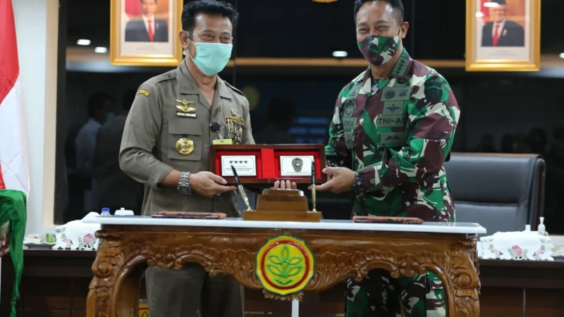 Andika: Kerja Sama TNI dan Kementan Perkuat Ketahanan Pangan
