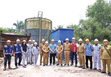 Pemko Dumai Gesa Pembangunan Air Bersih di Medang Kampai